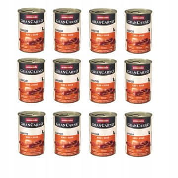 Animonda ANIMONDA Grancarno Junior govedina, piletina 12x400g