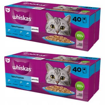 Whiskas Riblji okusi mješavina okusa za mačke 80x85g