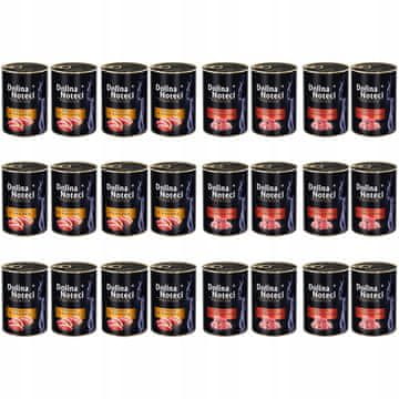 DOLINA NOTECI Mačka teletina + patka - 24x400g