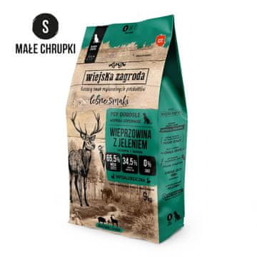 Wiejska Zagroda Country Farm Forest Flavors svinjetina s čipsom od jelena S 9 kg