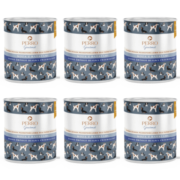 Perro Mokra hrana za pse Gourmet Goat sa slatkim krumpirom 6 x 800 g