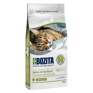 Bozita Indoor & Sterilized Piletina Suha hrana za mačke 10 kg