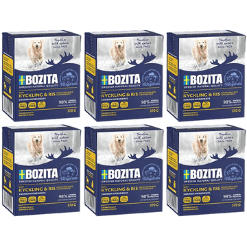 Bozita Komadići piletine s rižom u želeu 6x370g