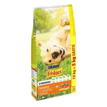 PURINA FRISKIES BALANCE hrana za pse s piletinom i povrćem 10,5 kg