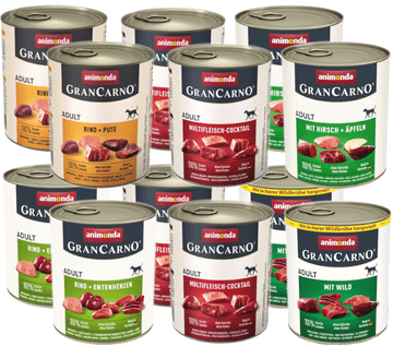 Mokra hrana za pse Animonda GranCarno Adult MIX okusa 12 x 800 g