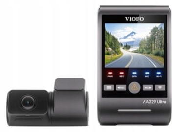 VIF VIOFO A229 ULTRA 2CH-G GPS video snimač, 4K UHD