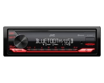 JVC Autoradio JVC KD-X282BT, Bluetooth, USB, AUX, crveno osvjetljenje