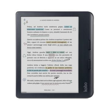 Kobo E-knjiga Libra Color 7 EInk Kaleido3 32GB crna