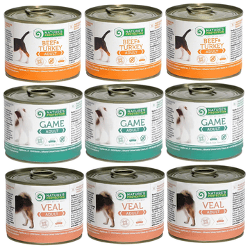 Nature's Protection mješavina okusa za odrasle pse 9x200g