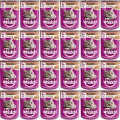 Whiskas hrana za odrasle mačke s patkom u želeu - mokra hrana za mačke - 24 x 400 g