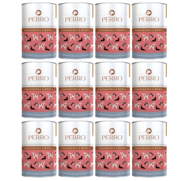 Perro Janjetina s bundevom za odrasle pse 12 x 400 g