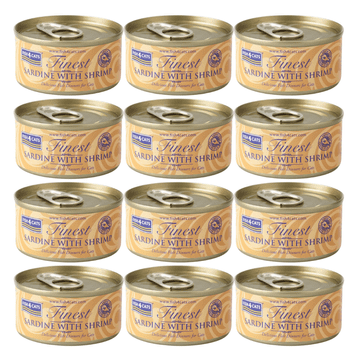 Fish4Dogs FISH4CATS Sardine s kozicama - mokra hrana za mačke - 12x70g