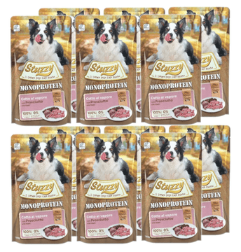 STUZZY Mokra hrana za pse STUZZY G-F Monoprotein šunka SVINJETINA 12x150g