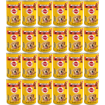 Pedigree Adult govedina u želeu - mokra hrana za pse - 24 x 400 g