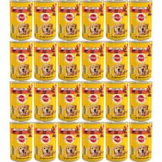Pedigree Adult govedina u želeu - mokra hrana za pse - 24 x 400 g
