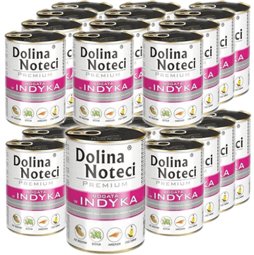 DOLINA NOTECI Premium mokra hrana za pse s puretinom, konzerva 24 x 400 g