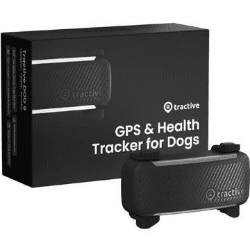 Tractive GPS lokator za pse DOG 6, crni