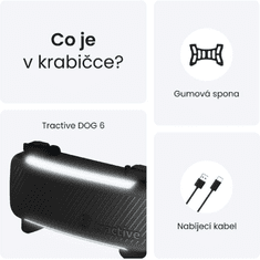Tractive GPS lokator za pse DOG 6, crni