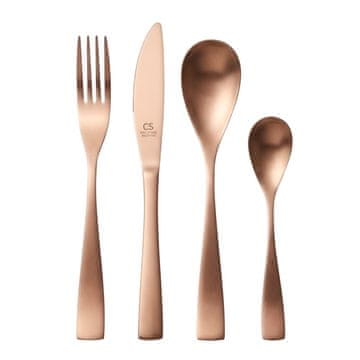 CS Kochsysteme BOCHOLT ROSEGOLD 24-dijelni set pribora za jelo od nehrđajućeg čelika