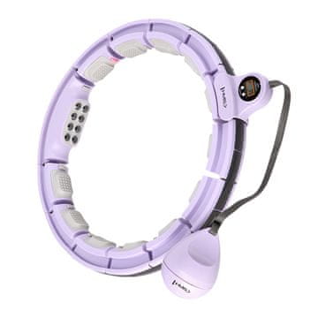 HMS HHM13 HULA HOOP LJUBIČASTI MAGNETNI S UTEGOM + BROJAČEM