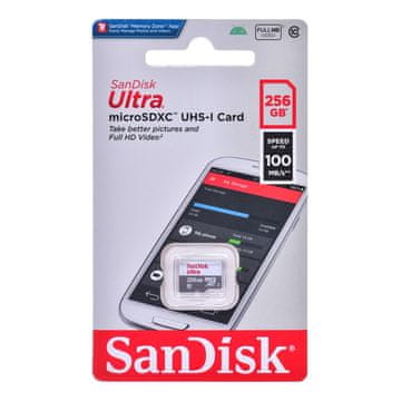 SANDISK SANDISK ULTRA microSDXC 256GB 100MB/s A1 CL10 UHS-I