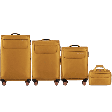 Set od 3 kofera TERN + torba za nošenje Wings YELLOW