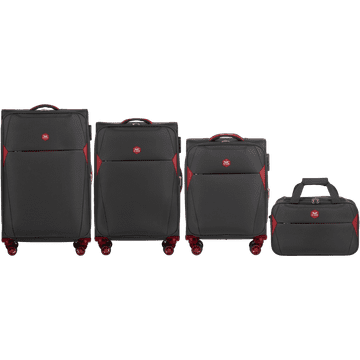 Set od 3 DIPPER kofera + Wings GREY torbica