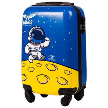 Tvrda kabinska putna torba za djecu Wings Blue Astronaut XS 18