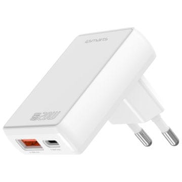 4smarts FlatPlug Duos 20W zidni punjač s USB-C i USB-A priključkom