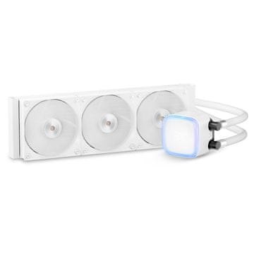 Nikcorp AIO tekuće hlađenje procesora 360 mm bijelo digitalni zaslon ARGB 300 W aluminij za Intel LGA 115x 1200 1700 1851 i AMD AM4 AM5