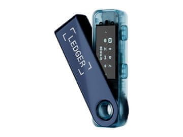 Ledger Nano S PLUS, novčanik za Bitcoin i druge kriptovalute, Neptune Blue