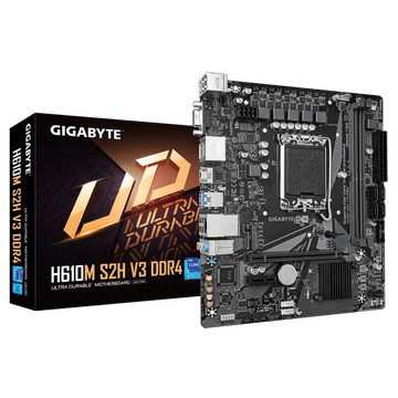 Gigabyte H610M S2H V3 DDR4, DDR4, SATA3, HDMI, USB 3.2 Gen 1, LGA1700 mATX