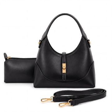 Dollcini Ženska crossbody torbica crna s podesivom trakom