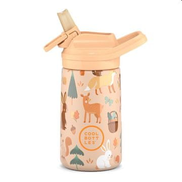Cool Bottles Kiddie bočica od nehrđajućeg čelika - 350ml - Woodland Buddies