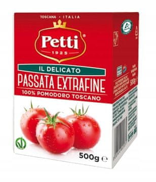 Loretta Pettinari Passata extrafine il delicato pire od rajčice 500g -