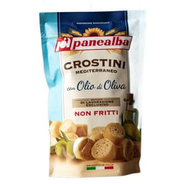 Grzanke crostini s maslinovim uljem za salate 100g - Panealba