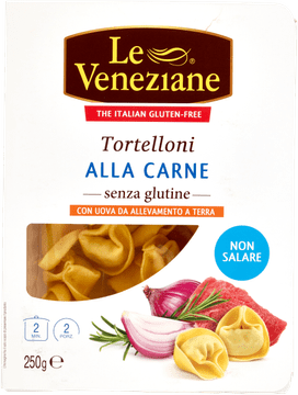 Tortelloni s mesom, tortelloni carne senza glutine, 250 g – Le Veneziane