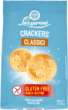Krakersy crackers senza glutine classici 200g - Lazzaroni