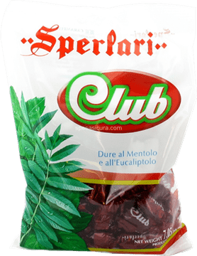 Eukaliptusove karamene bombone Club 200g - Sperlari