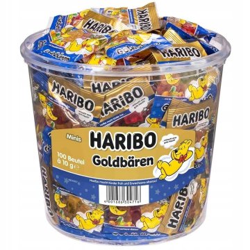 Haribo Želke Gute-Nacht Goldbaren mini 100sztx10g 1kg - Haribo