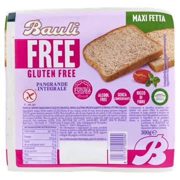 Bauli Cjeloviti bezglutenski kruh 300g - Bauli