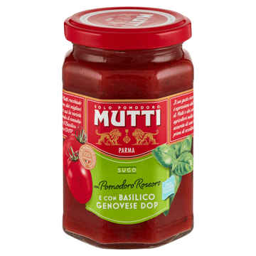 Mutti Sos od rajčice s bosiljkom Sugo semplice con Basilico 280g - Mutti