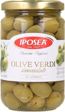 Zelene masline bez koštica 290g – Iposea