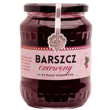 Crveni boršč na povrtnom temeljcu 700 ml – Schronisko Bukowina