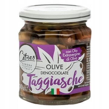 Masline taggiasche u salamuri s maslinovim uljem 200g - Citres