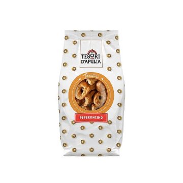 Tarallini s paprom čilija 200 g – Tesori d'Apulia