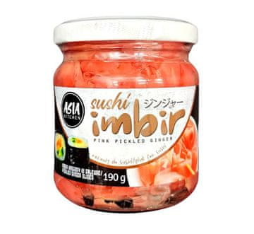 Marinirani ružičasti đumbir 190g - Asia Kitchen
