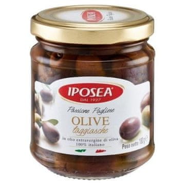 Oliwki drylowane Taggiasche u maslinovom ulju 180 g - Iposea