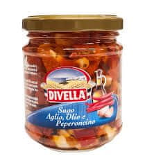 DIVELLA Papričice chili s češnjakom sugo aglio olio 190g - Divella