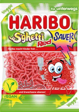 Haribo Haribo žele špagete red sauer 85g